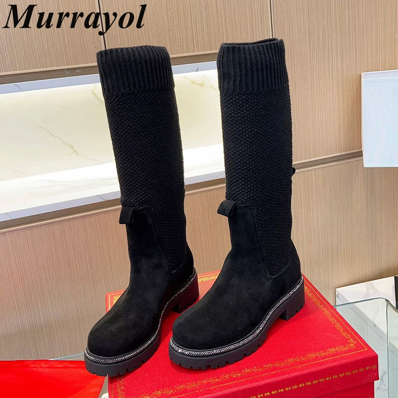 Knee High Sock Women - Stivali alti al ginocchio Stivali da