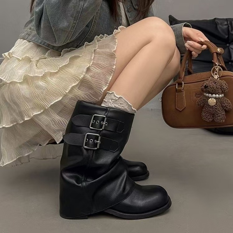 Stivali Neri da Donna a Metà P - Boot Sock Slouchy recensione e prezzo