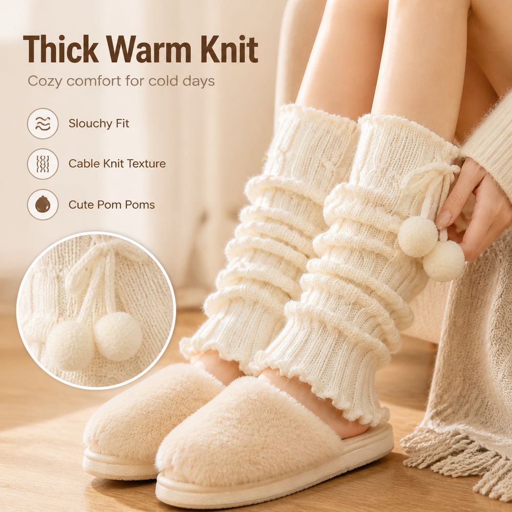 Scaldamuscoli in maglia con bo - Boot Sock Slouchy recensione e prezzo